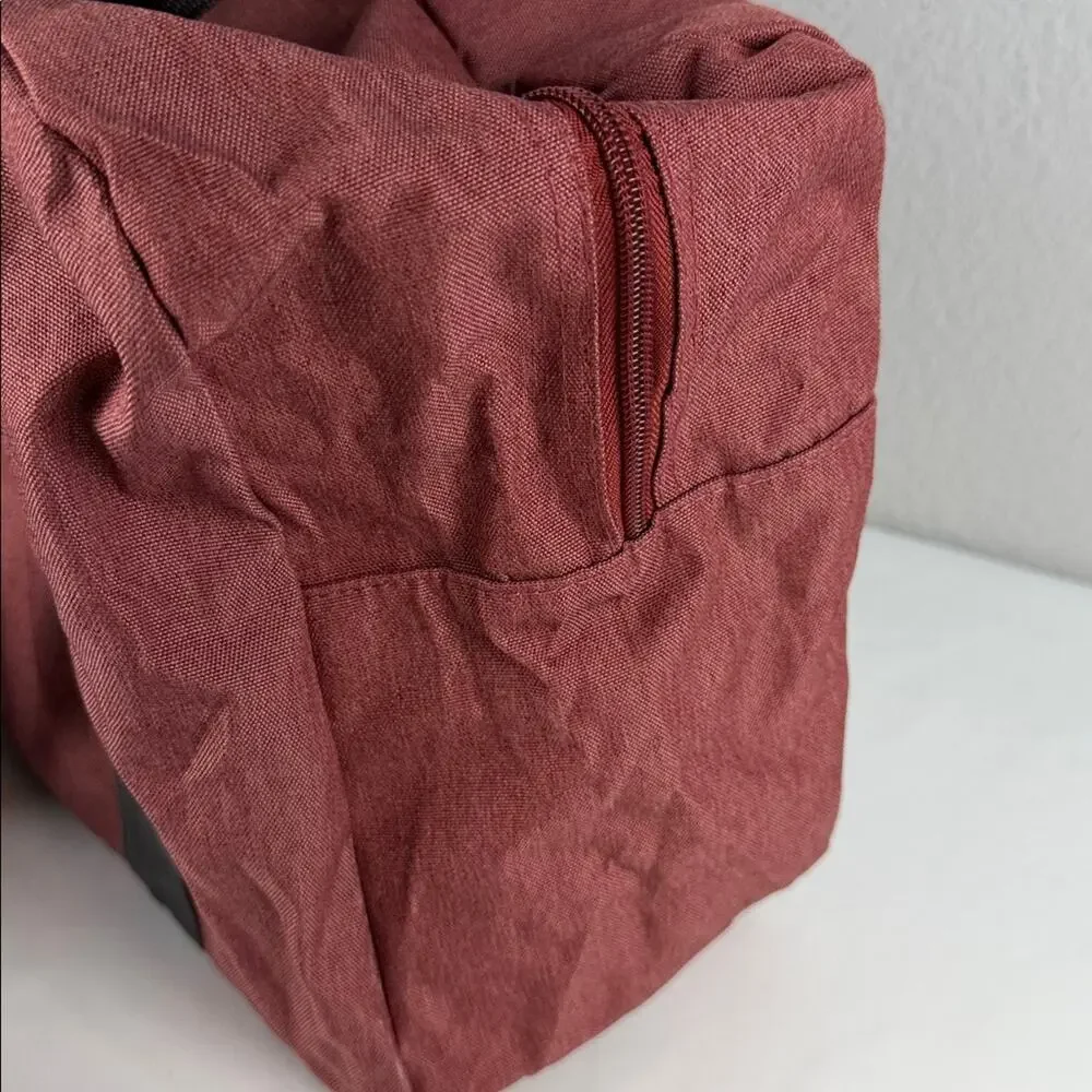 NWOT Men's Duffel Bag - Burgundy and Gray